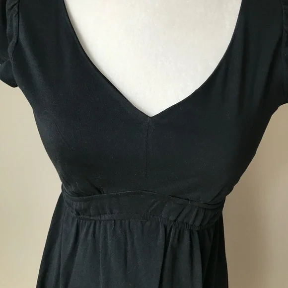 LOFT Black V-Neck Dress - Picture 3 of 4